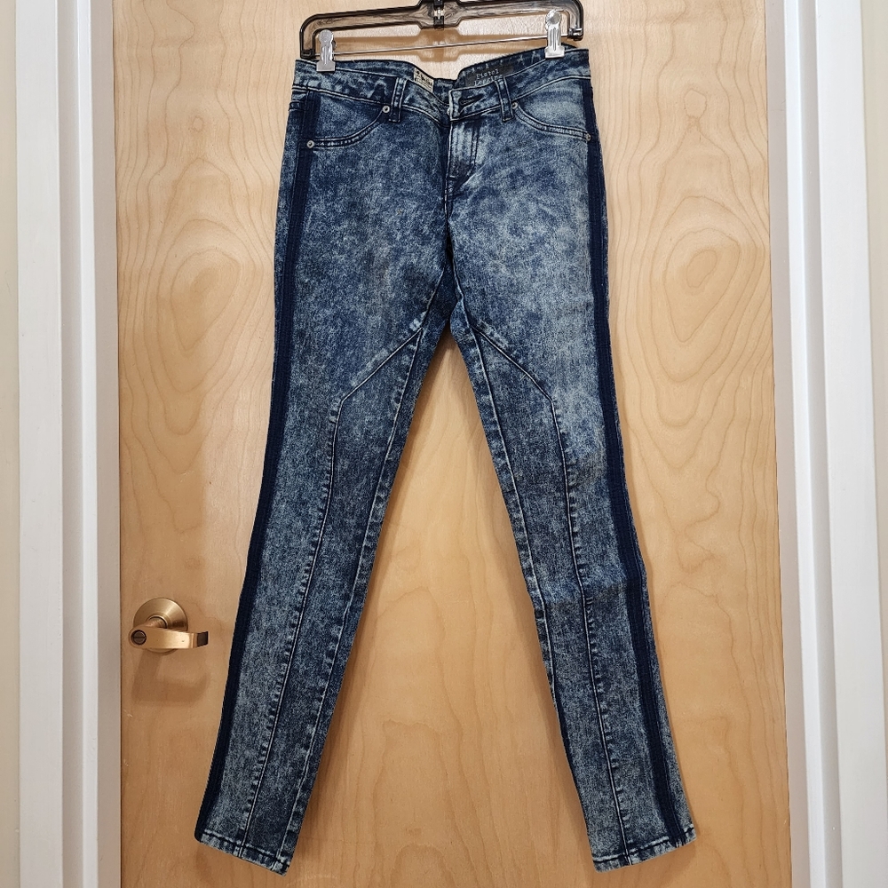 Acid Wash Denim Pant